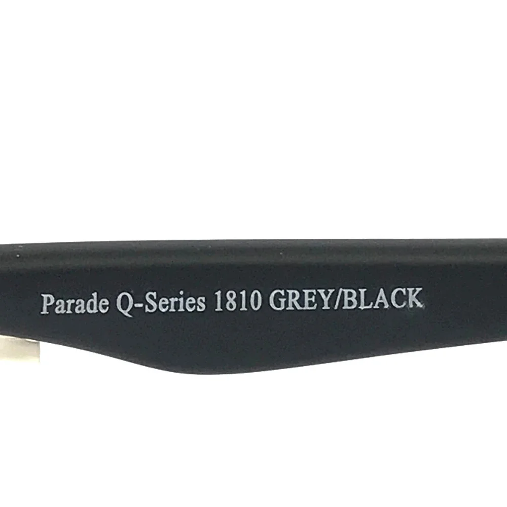 Parade Eyeglasses Frames 1810 GREY/BLACK Rectangle Full Rim 50-17-135